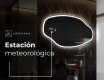 Espejo de baño LED de forma irregular O222 #6