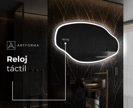 Espejo de baño LED de forma irregular O222 #7