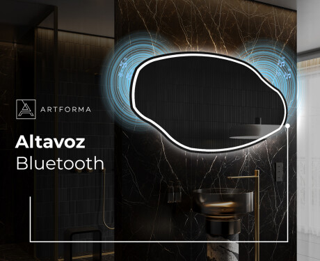 Espejo de baño LED de forma irregular O223 #5
