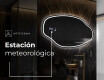 Espejo de baño LED de forma irregular O223 #6