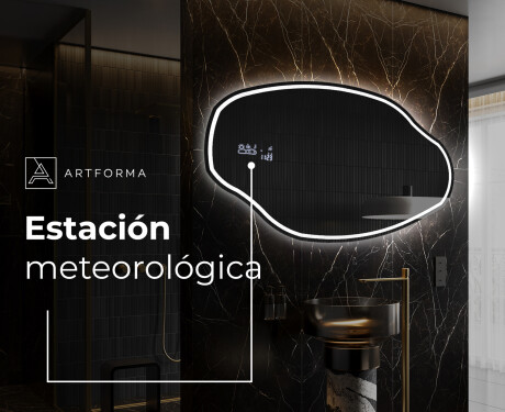 Espejo de baño LED de forma irregular O223 #6