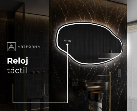 Espejo de baño LED de forma irregular O223 #7