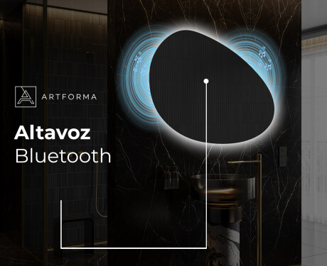 Espejo de baño LED de forma irregular H221 #6