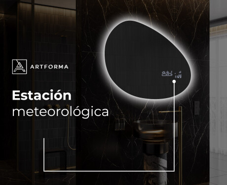 Espejo de baño LED de forma irregular H221 #7
