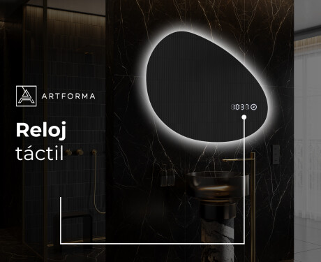 Espejo de baño LED de forma irregular H221 #8