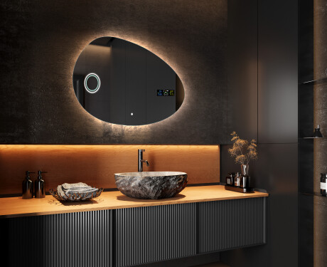 Espejo de baño LED de forma irregular H221 #10