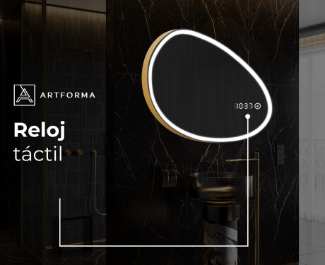 Espejo de baño LED de forma irregular H222 #8