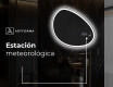 Espejo de baño LED de forma irregular H222 #9