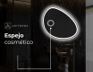 Espejo de baño LED de forma irregular H222 #5