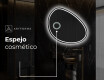 Espejo de baño LED de forma irregular H223 #5