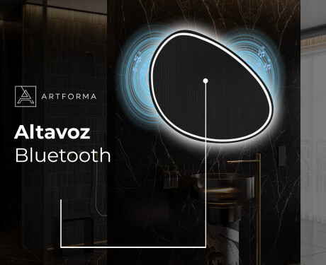 Espejo de baño LED de forma irregular H223 #6