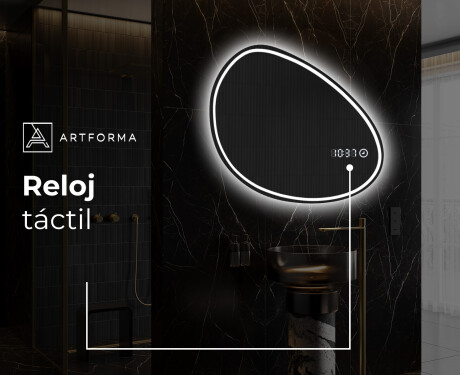 Espejo de baño LED de forma irregular H223 #8