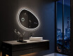 Espejo de baño LED de forma irregular H223 #10
