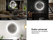 Espejo luz LED redondo baño L33 #8