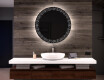 Espejo luz LED redondo baño L35