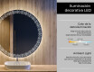 Espejo luz LED redondo baño L35 #4
