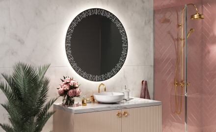 Espejo de baño moderno e iluminado LED L35