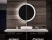 Espejo redondo baño con luz LED L76 #1