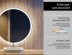 Espejo redondo baño con luz LED L76 #8