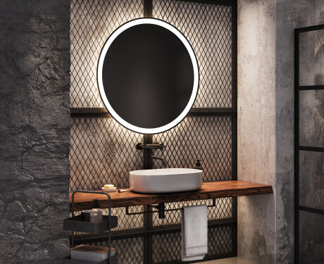 Espejo redondo baño con luz LED L76 #9