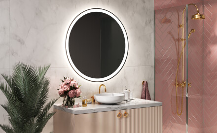 Artforma - Espejo de baño con luz LED incorporada L65
