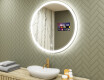 Espejo redondo baño con luz LED L76 90cm - SmartScreen, DualColor