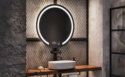 Espejo de baño moderno e iluminado LED L96