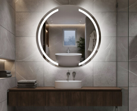 Espejo luz LED redondo baño L97
