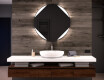 Espejo luz LED redondo baño L114