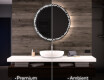 Espejo redondo baño con luz LED L115