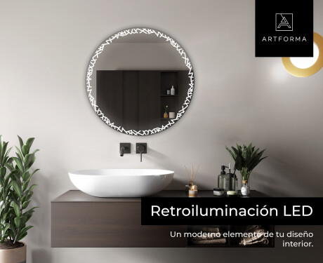 Espejo redondo baño con luz LED L115 #5