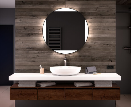 Espejo luz LED redondo baño L116