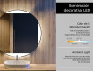 Espejo luz LED redondo baño L116 #4