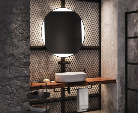Espejo luz LED redondo baño L116 #9