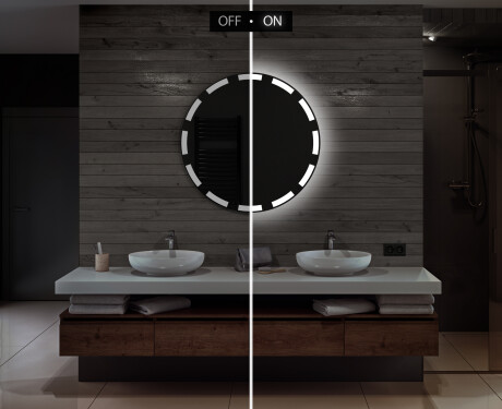 Espejo redondo baño con luz LED L117 #5