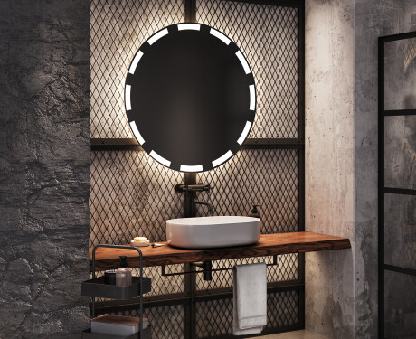 Espejo redondo baño con luz LED L117 #9