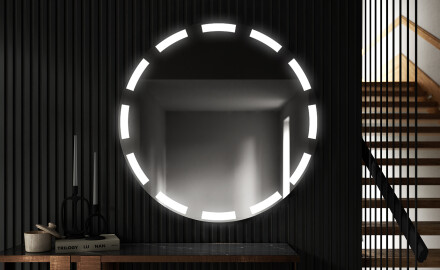 Espejo redondo baño con luz LED L117