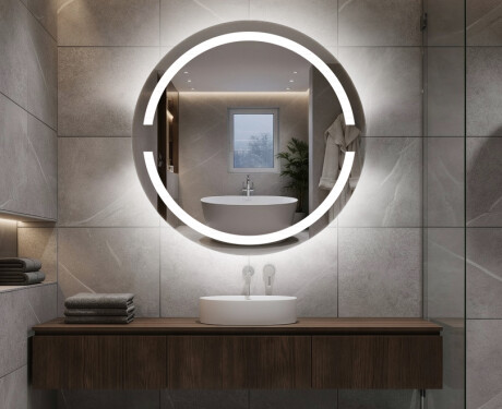 Espejo luz LED redondo baño L118