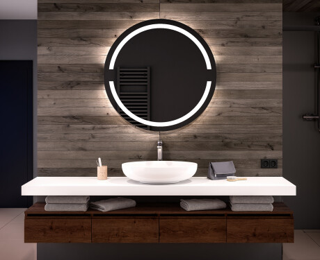 Espejo luz LED redondo baño L118