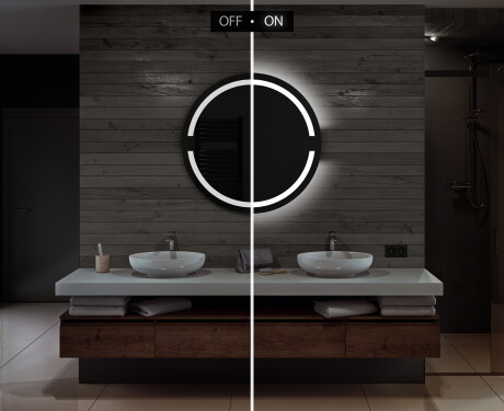 Espejo luz LED redondo baño L118 #5