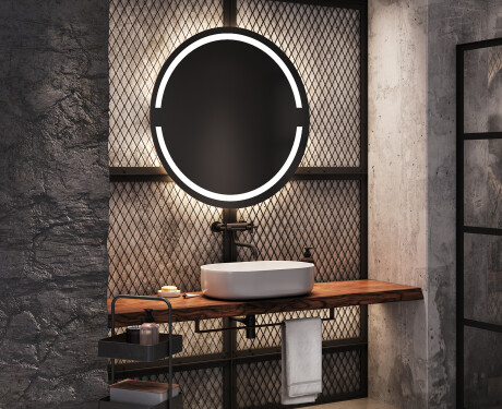 Espejo luz LED redondo baño L118 #9