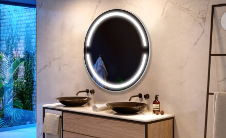 Espejo luz LED redondo baño L118