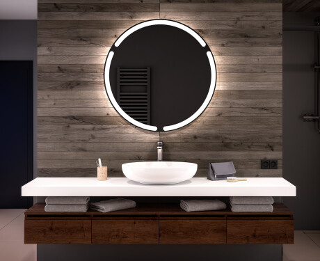 Espejo redondo baño con luz LED L119
