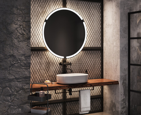 Espejo redondo baño con luz LED L119 #9