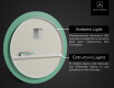 Espejo redondo baño con luz LED L121 #3