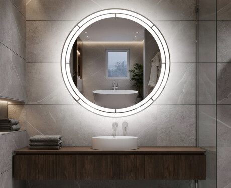 Espejo luz LED redondo baño L122