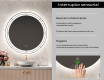 Espejo luz LED redondo baño L122 #6