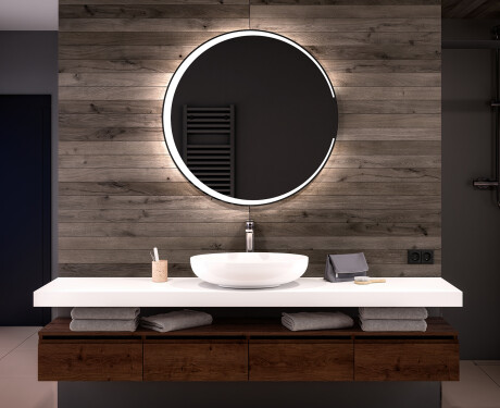 Espejo redondo baño con luz LED L123