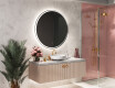 Espejo redondo baño con luz LED L123 #10