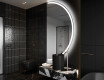 Espejo LED Media Luna Moderno - Iluminación de Estilo para Baño A222